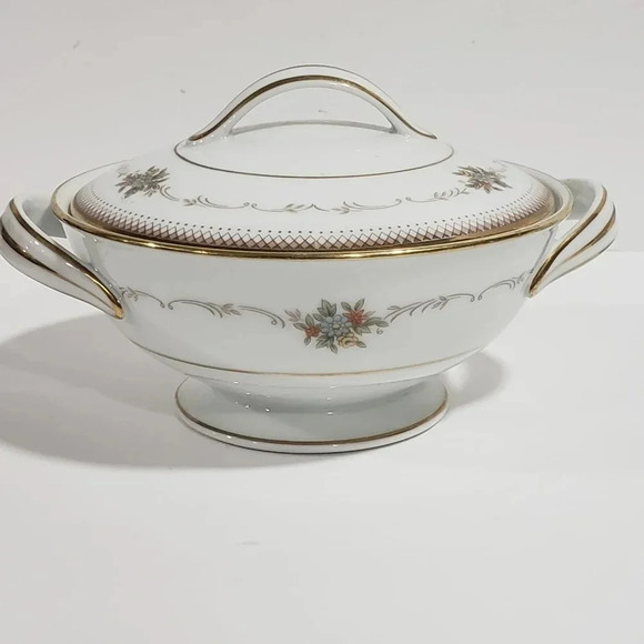 Noritake Joanne Pattern Sugar bowl/Creamer Set,Fine Bone China. - Picture 2 of 11